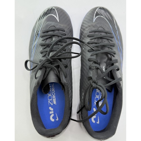 Nike Zoom Mercurial Vapor 15‎ Academy Black-Chrome-Blue Sz 6 [DJ5633-04] Futsal main image 8